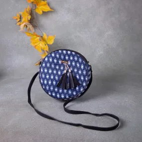 Drum Slings Blue Colour with White Flower Design.