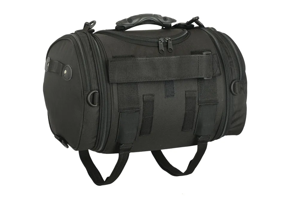 DS337 Premium All Zipper Motorcycle Roll Bag