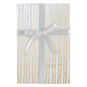 Dynamic Dots Gold Wrapping Paper Roll