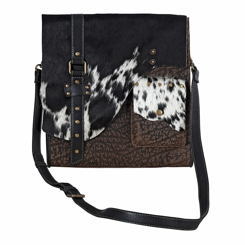 East Fork Ranch Leather & Hairon Bag