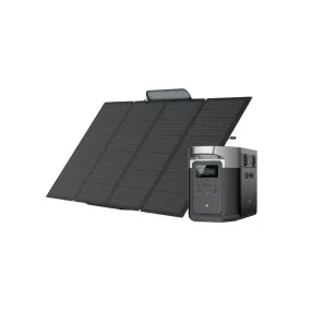 EcoFlow DELTA Max 1600   400W Solar Panel Solar Generator