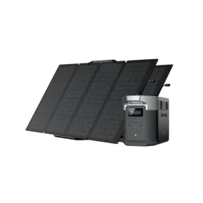 EcoFlow DELTA Max 1600 Portable Power Station    2x 220W Solar Panels