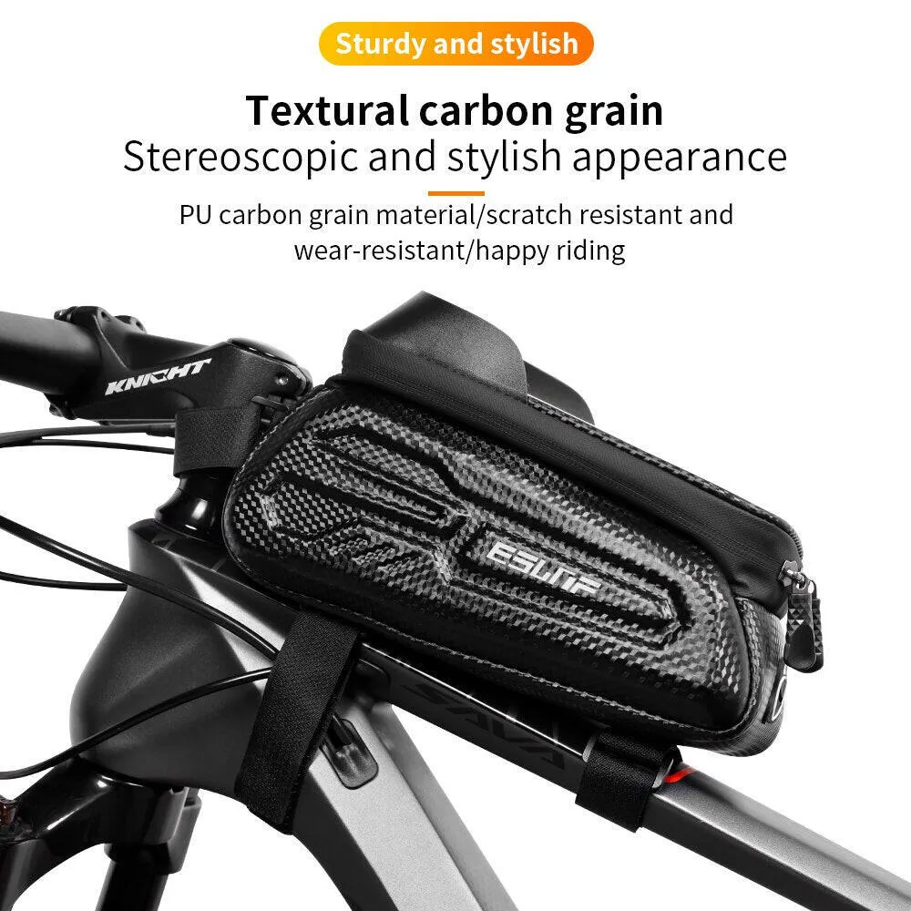 ESLNF Bicycle Bag Waterproof Touch Screen Phone Case Bike Accessories  Cycling Bag Top Front Tube Frame MTB Road Bike Bag