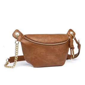 Fanny Pack Leather Ladies Bag With Wide Strap Chest Bag Handbag Festival Bag