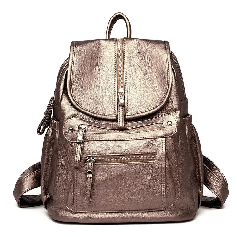 Gale™ | Leather Lightweight Backpack