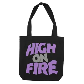 High On Fire “Reality Masters” Black Tote