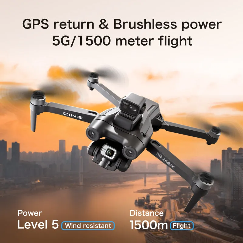 i8 MAX RC Drone Large Size Brushless 4K Camera WIFI 360 Degree Laser Obstacle Avoidance Quadcopter