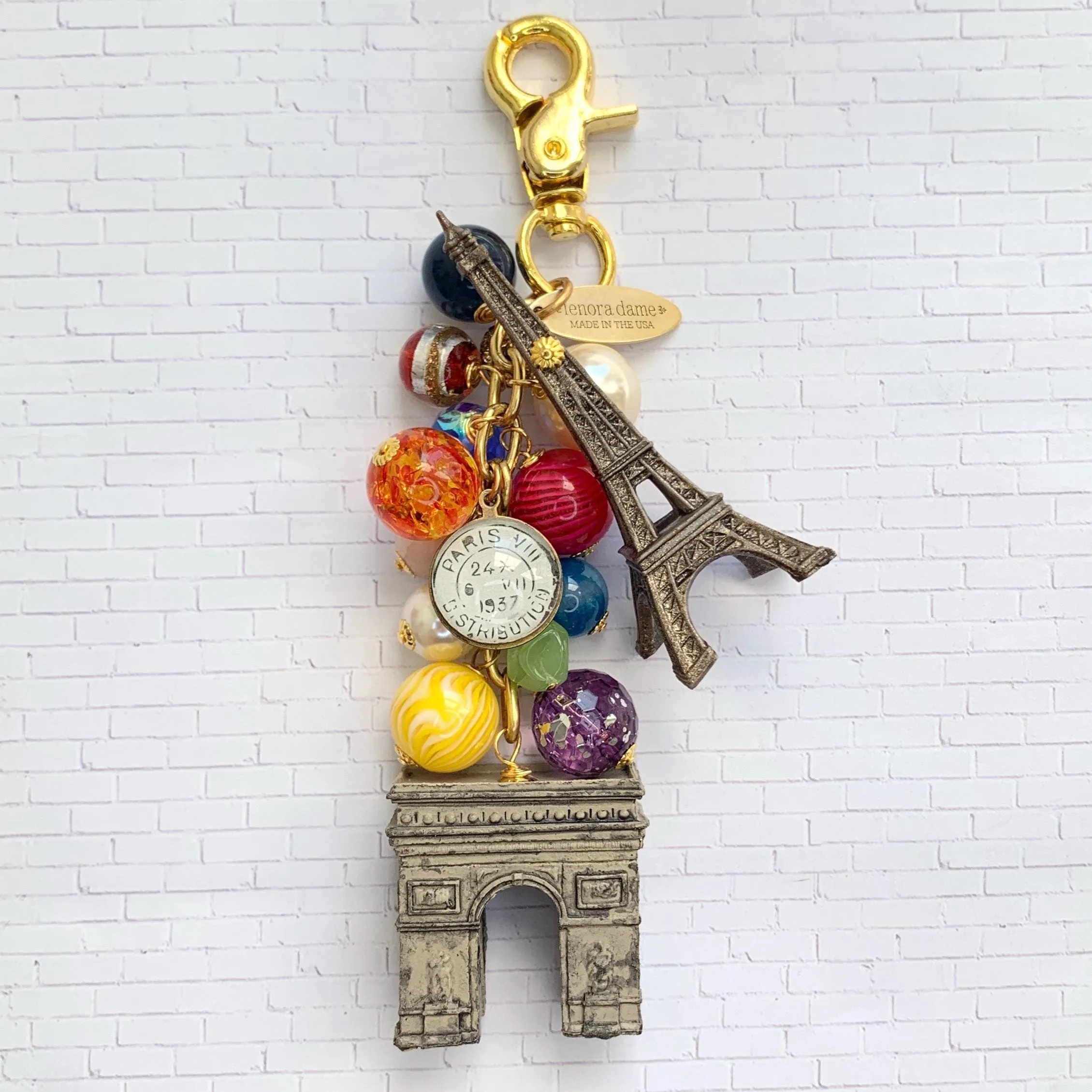 Icons of Paris Bag Charm