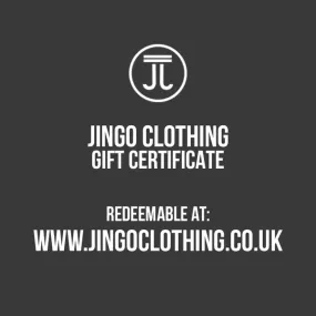 Jingo Gift Certificate