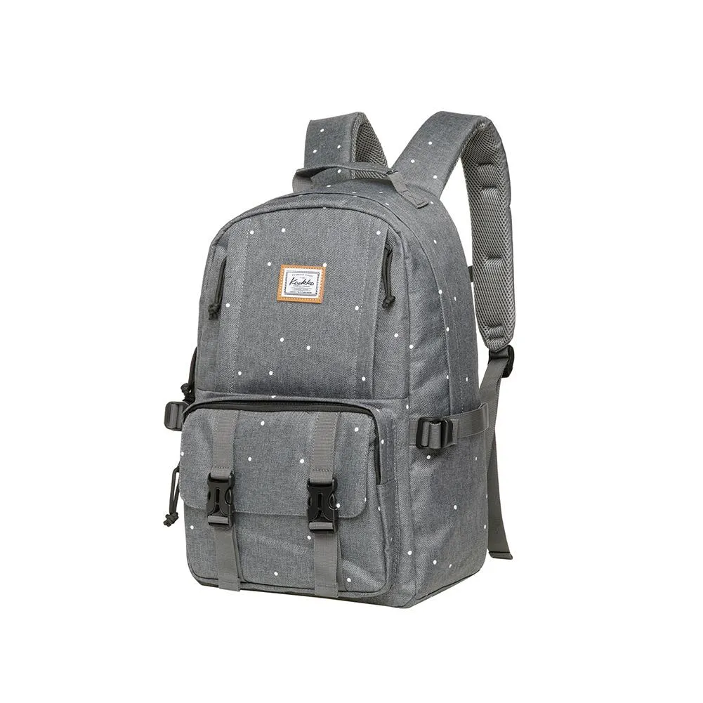 KAUKKO Backpack for School,  KS21 ( Grey / 18.4L )