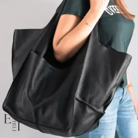 Large Tote Bags, Black