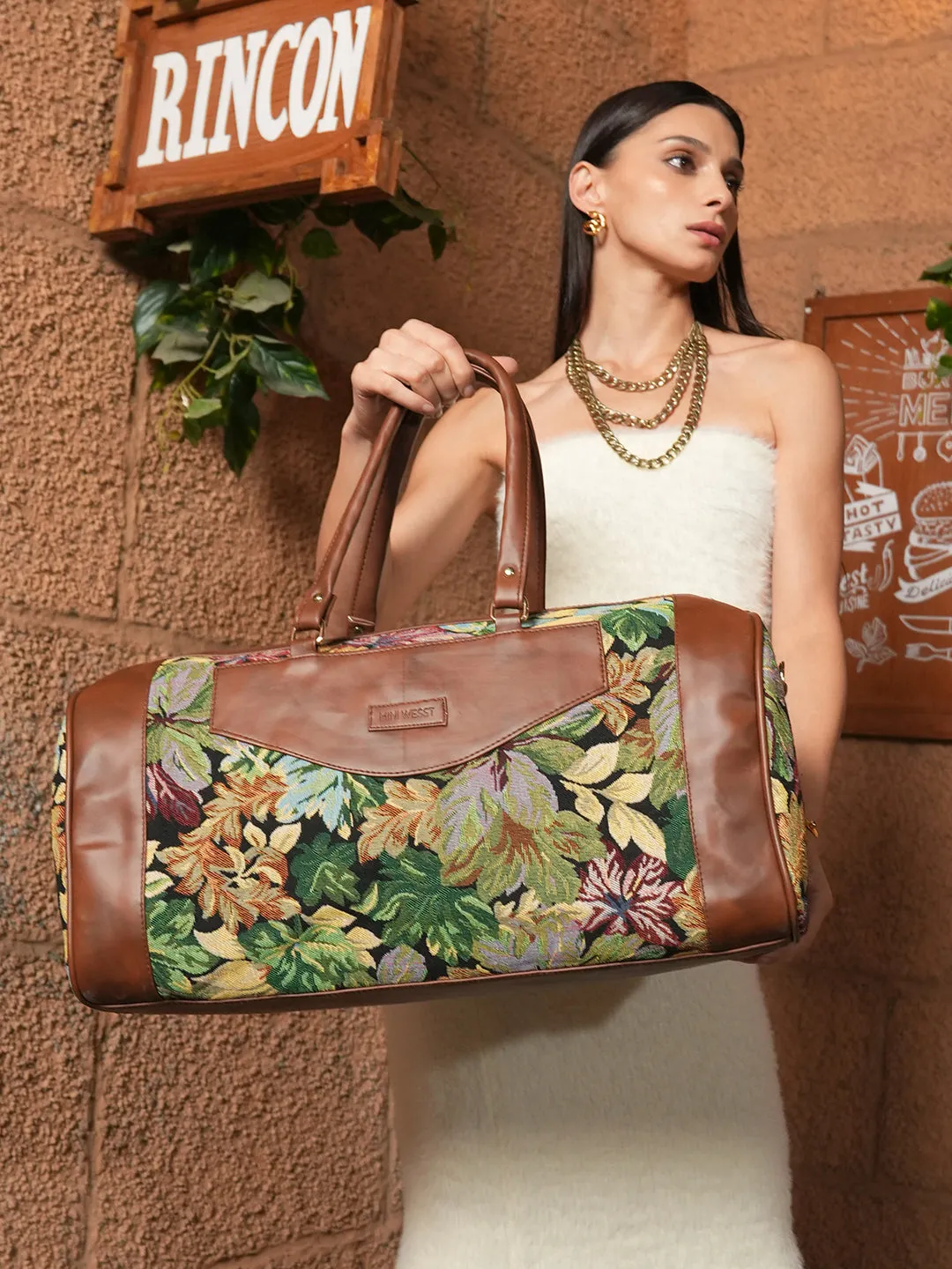 Leafy Affair Duffle Bag