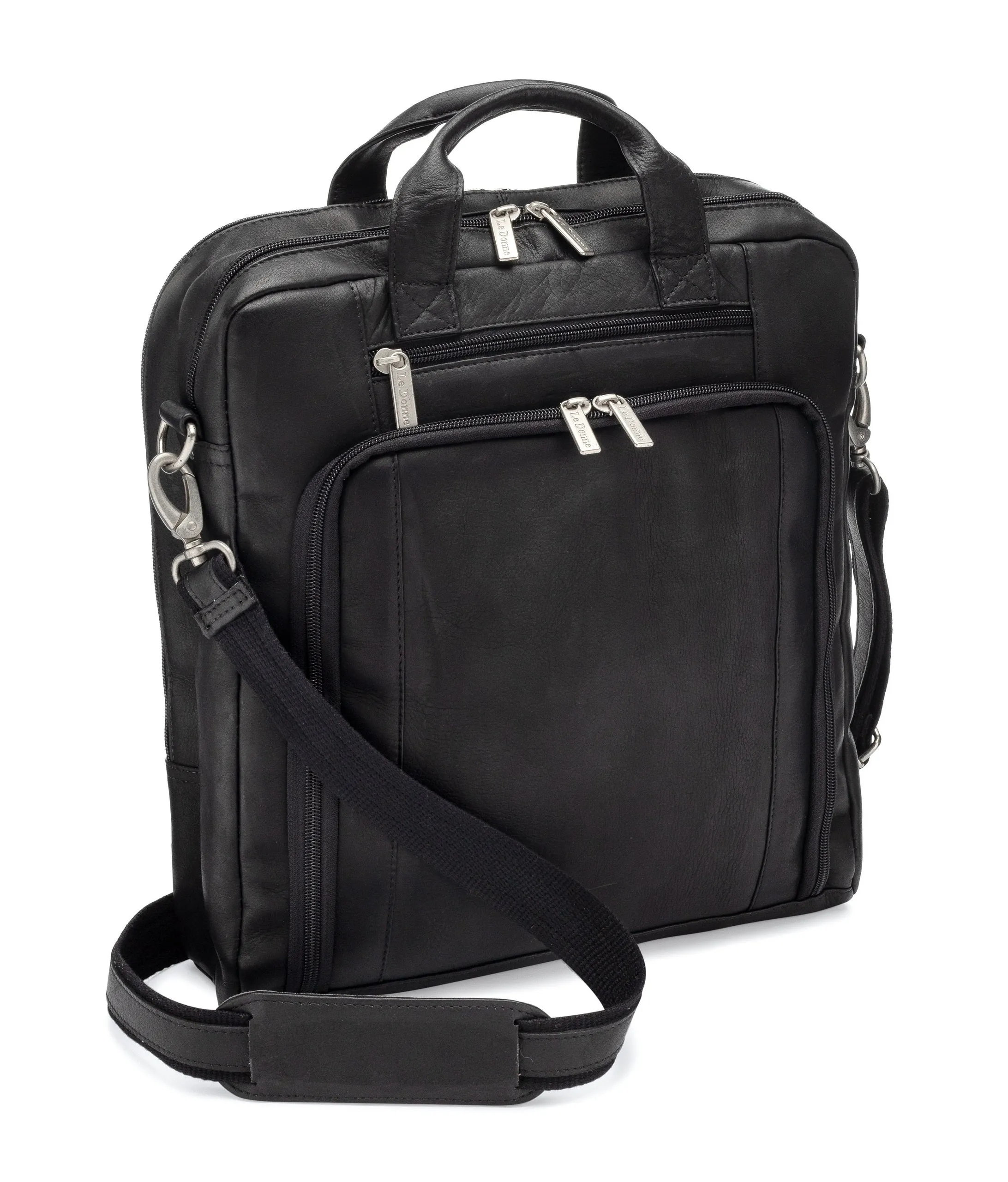 Leather Upton Vertical Laptop Brief