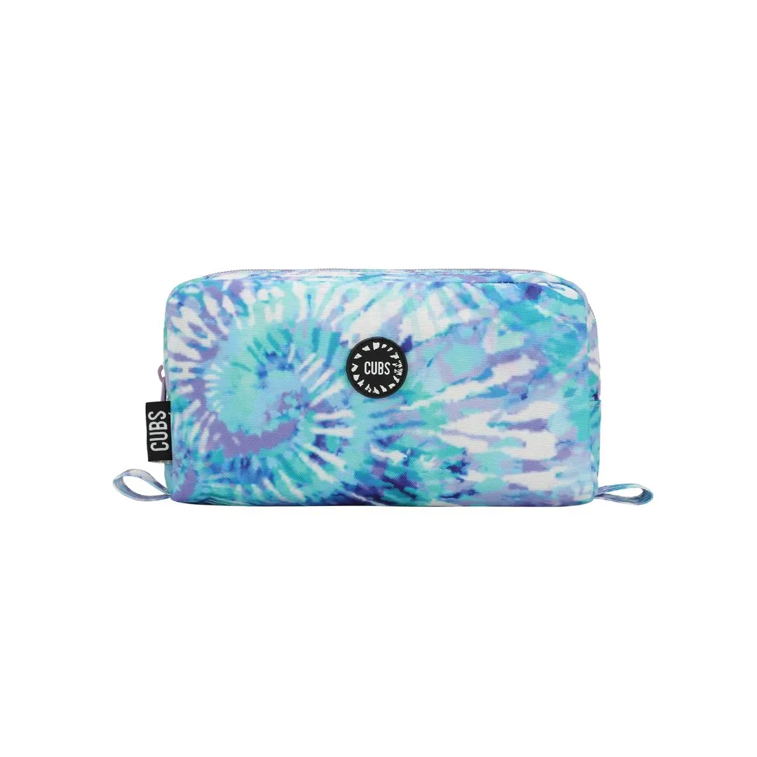 Lilac & Tiffany Blue Tie Dye Pencil Case