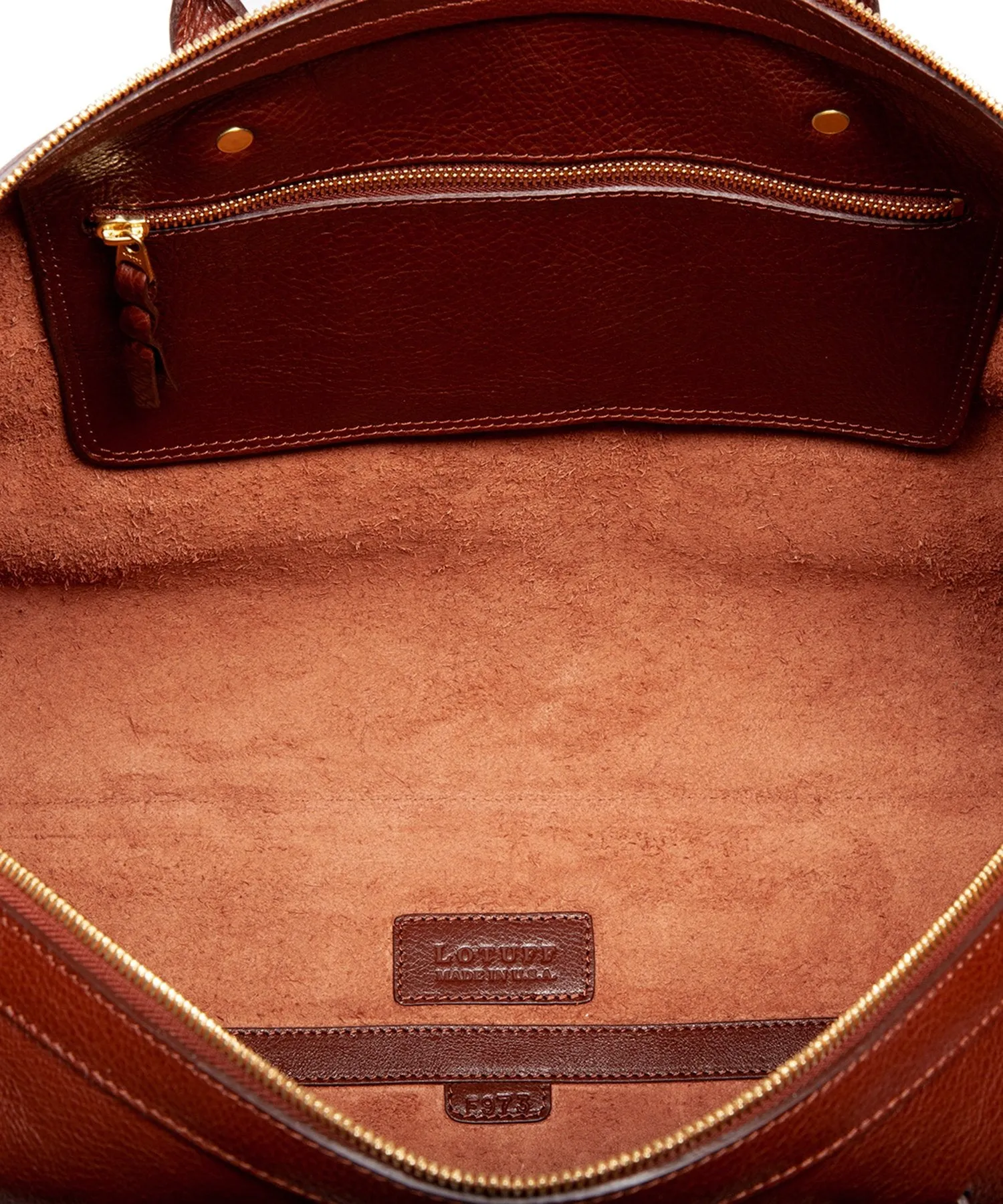 Lotuff Leather No. 12 Weekender in Chestnut