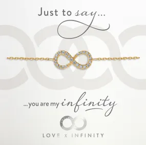 LXI Infinity Bracelet Gold