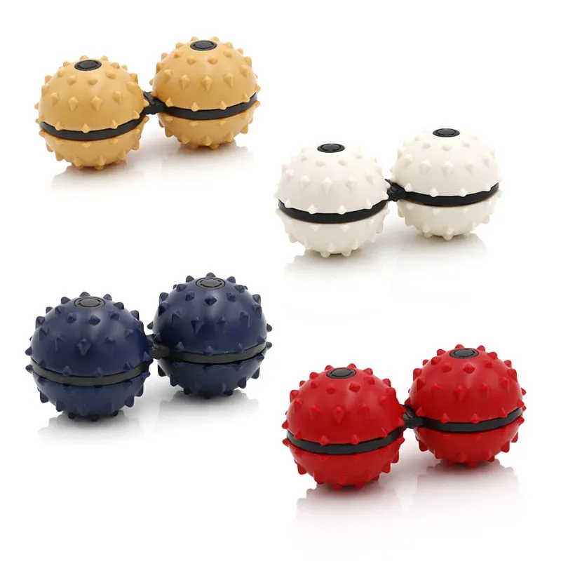 Massage Decompression Gyro Ball Finger Toys Fidget Spinner Ingertip Rotating Conjoined Gyro Antistress Toy Hand Rotating Ball