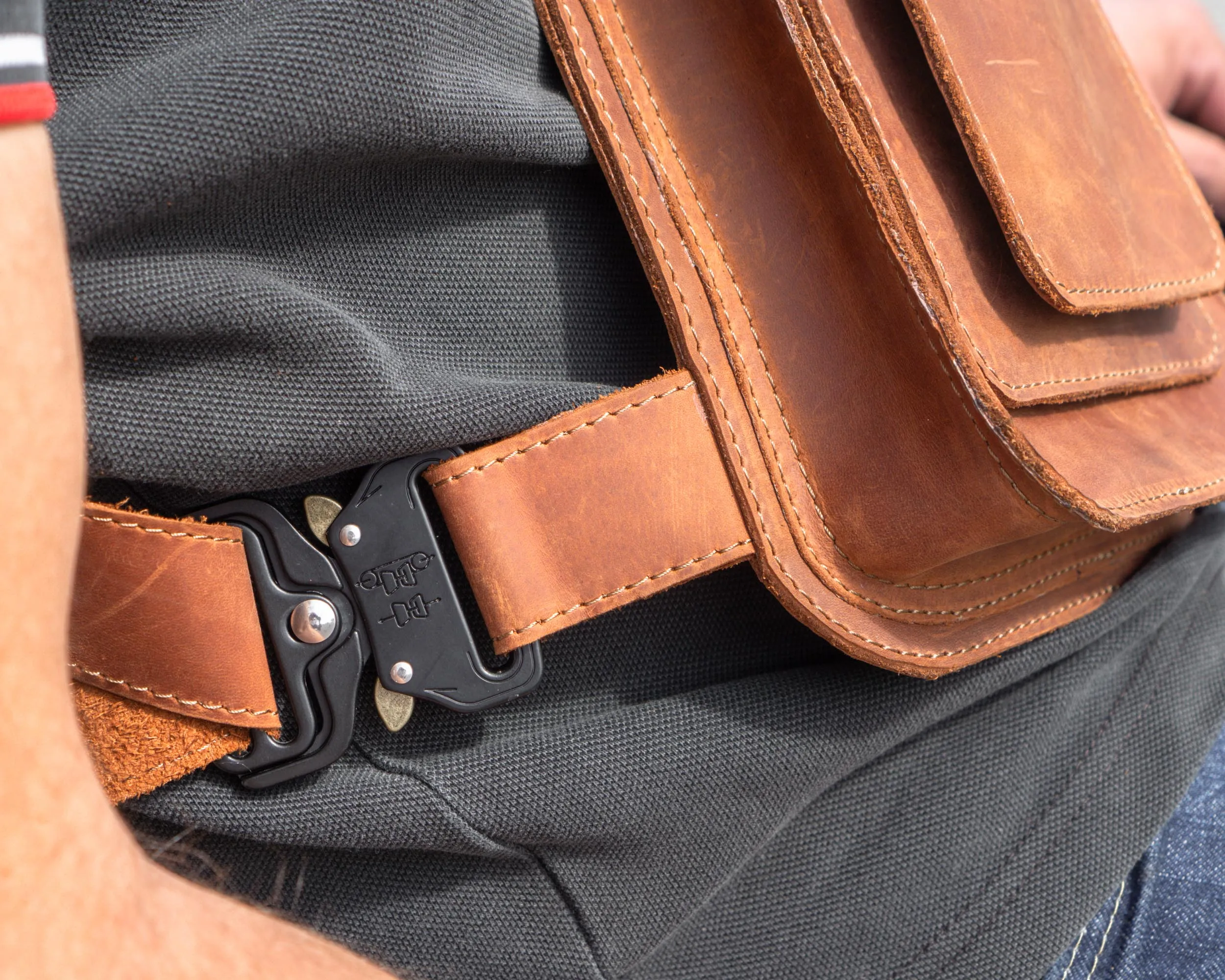 Mens Brown Leather Crossbody Bag | Sling Bags for Men | Handcrafted