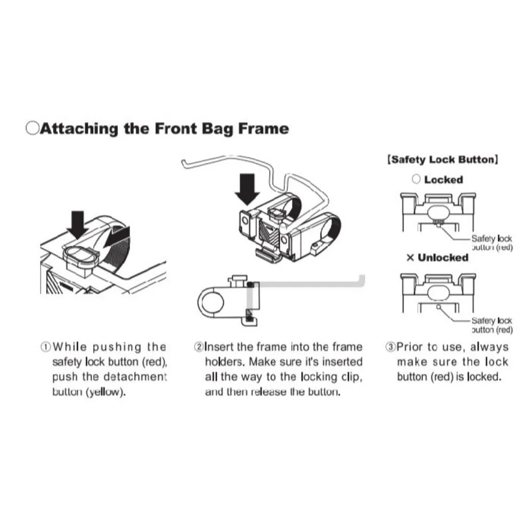 Montbell Front Bag Frame