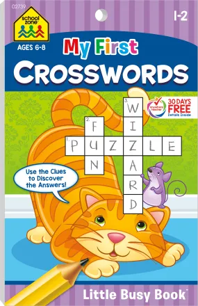 My First Crosswords Grades 1-2 Workbook