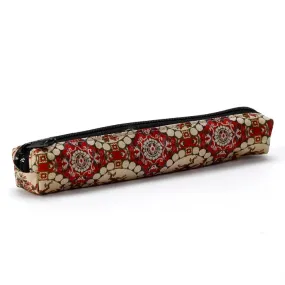 Nishijin-ori Pencil Case - Lion Hunter - ,  Made in Kyoto, Japan,  Japanese traditional craft pen case