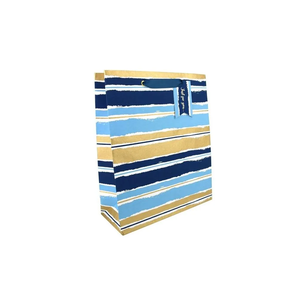 Painterly Blue Large Gift Bag