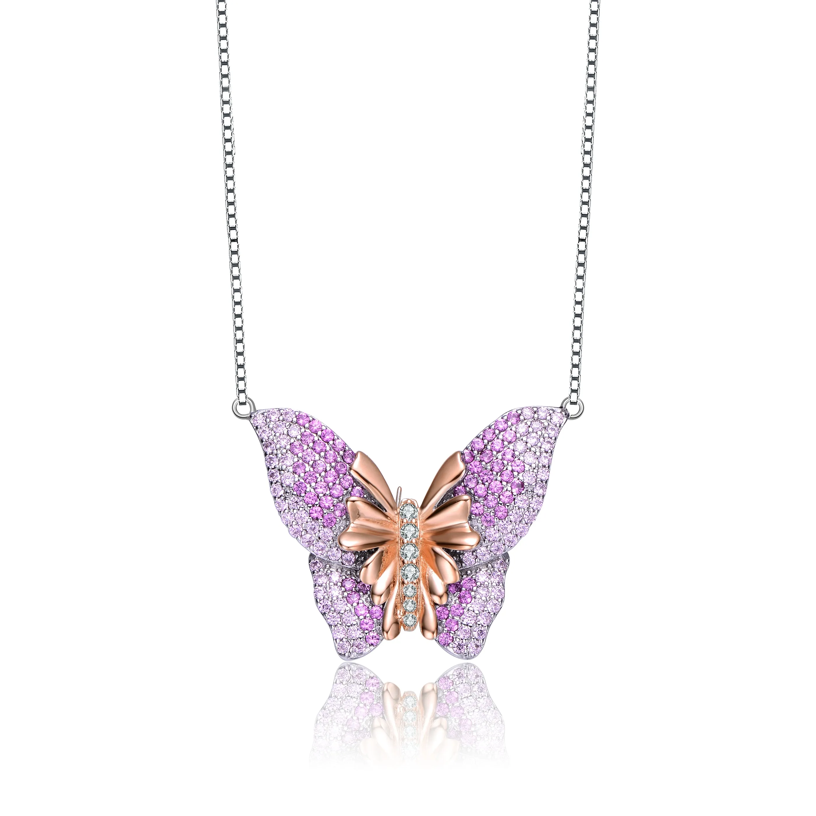 Papillonière Butterfly Silver Limited Edition Necklace