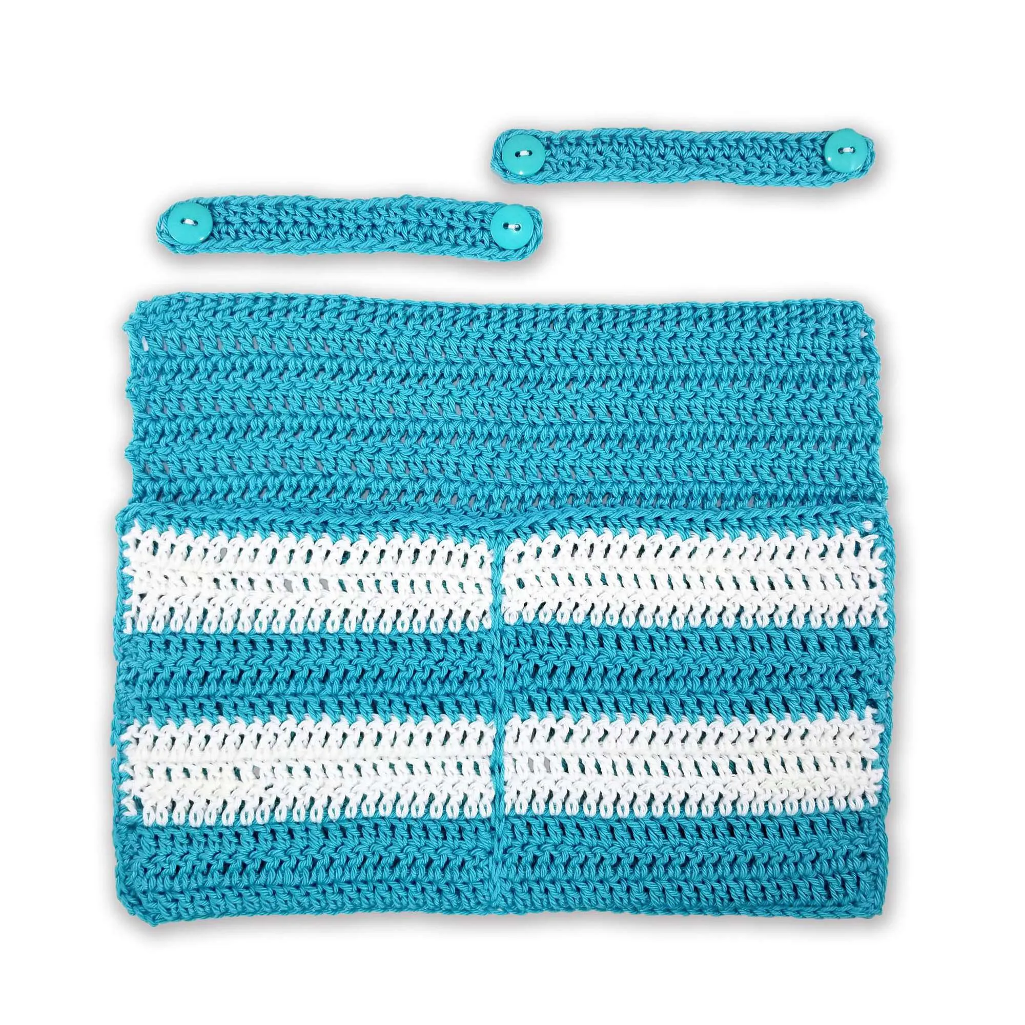 Patons Multi-pocket Crochet Tote Organizer