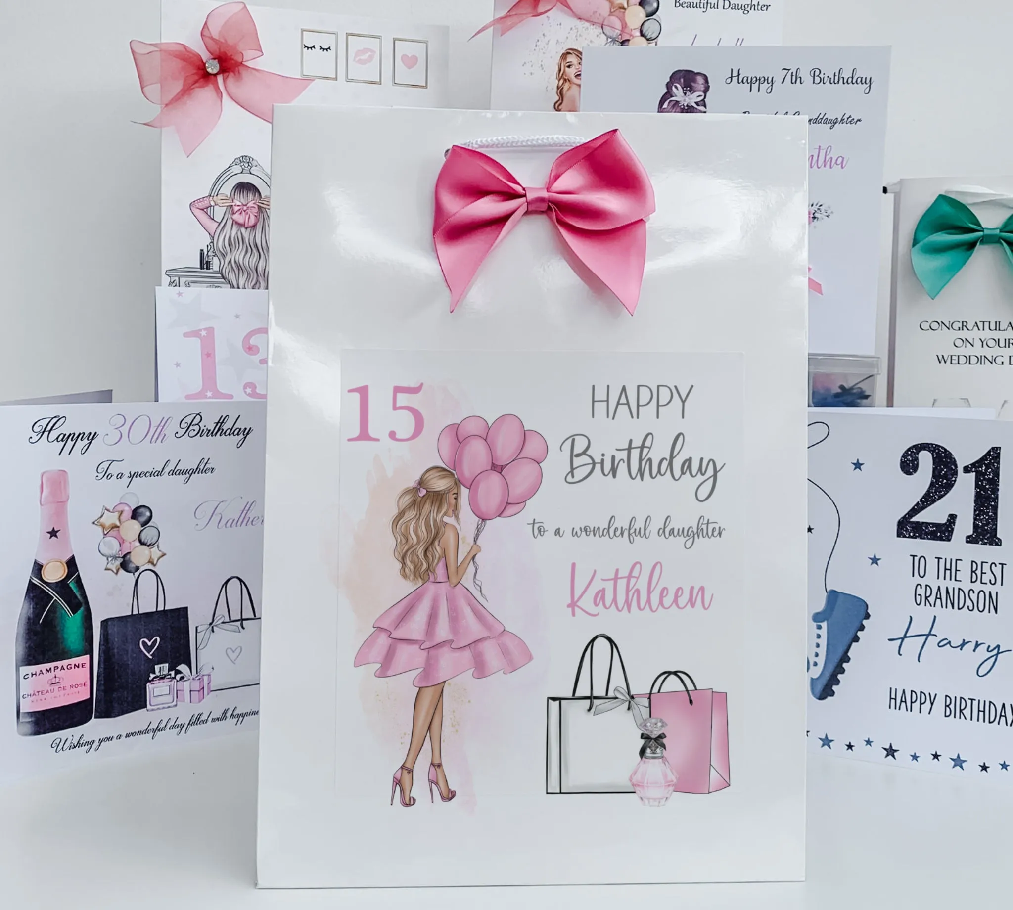 Personalised Birthday Card Money Gift Wallet Voucher