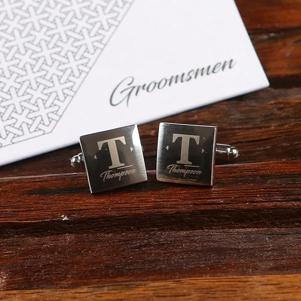 Personalised Men’s Tie & Accessories Groomsmen Gift Set Idea