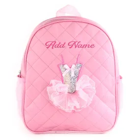 Personalized Embroidered Ballerina Dance Backpack