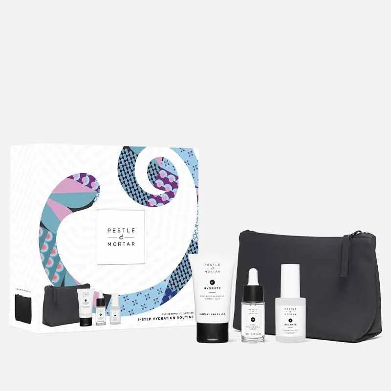 Pestle & Mortar 3 Step Hydration Routine Gift Set