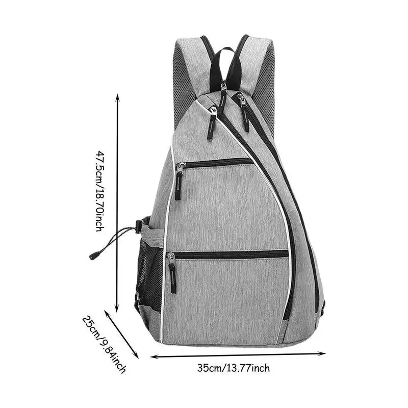 Pickleball Backpack Adjustable Tennis Bag With Fence Hook