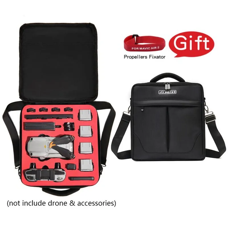 Portable Shoulder Bag for DJI Air 2S Single Carrying Case Waterproof Handbag Scratch Proof Box for Mavic Air 2/Air 2S Accessory