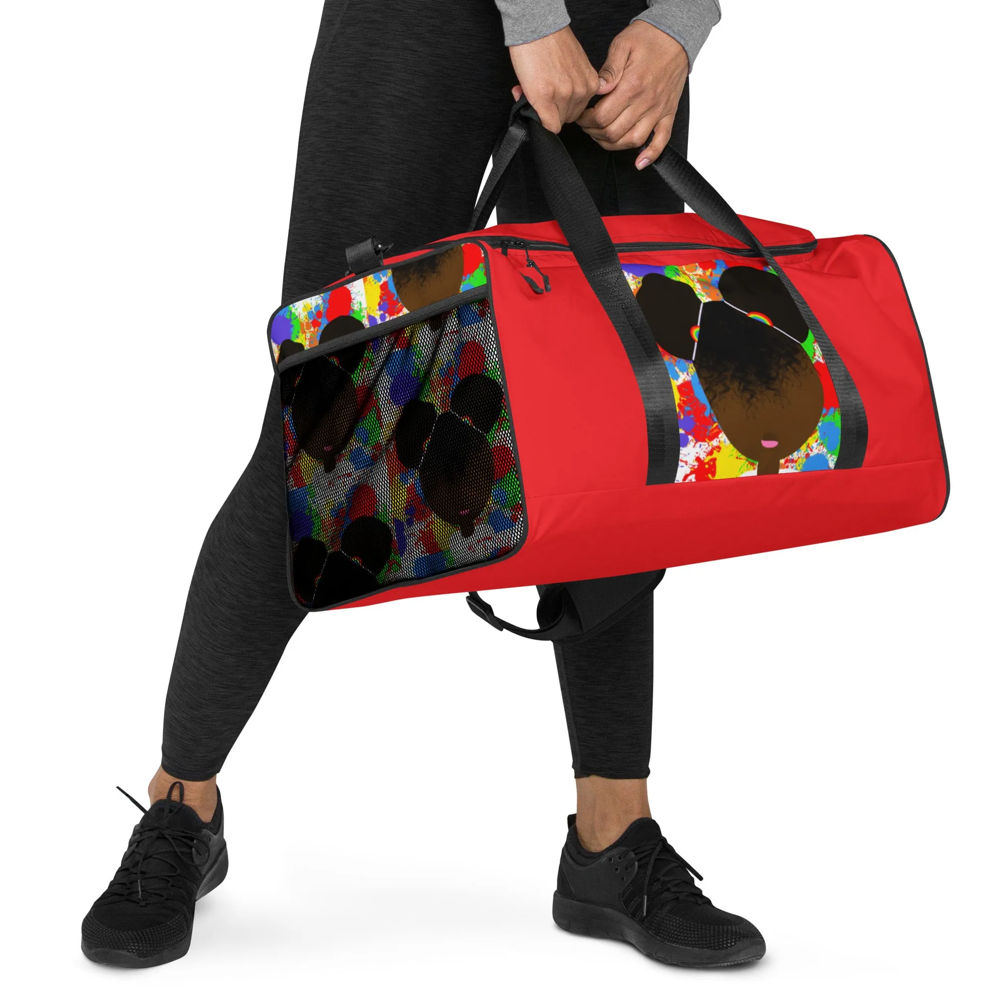 Rainbow Splatter Sistah 1 Duffle