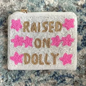 Raised On Dolly Beaded Zip Pouch