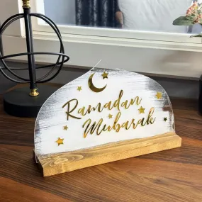 Ramadan Mubarak Islamic Gift Table Decor