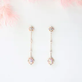 Rose Gold Jasminoides Earrings