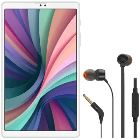 Samsung Galaxy Tab A7 Lite 8.7" 32GB Silver with JBL T110 In-Ear Headphones