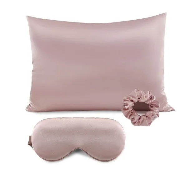 Satin Pillowcase Sleep Set