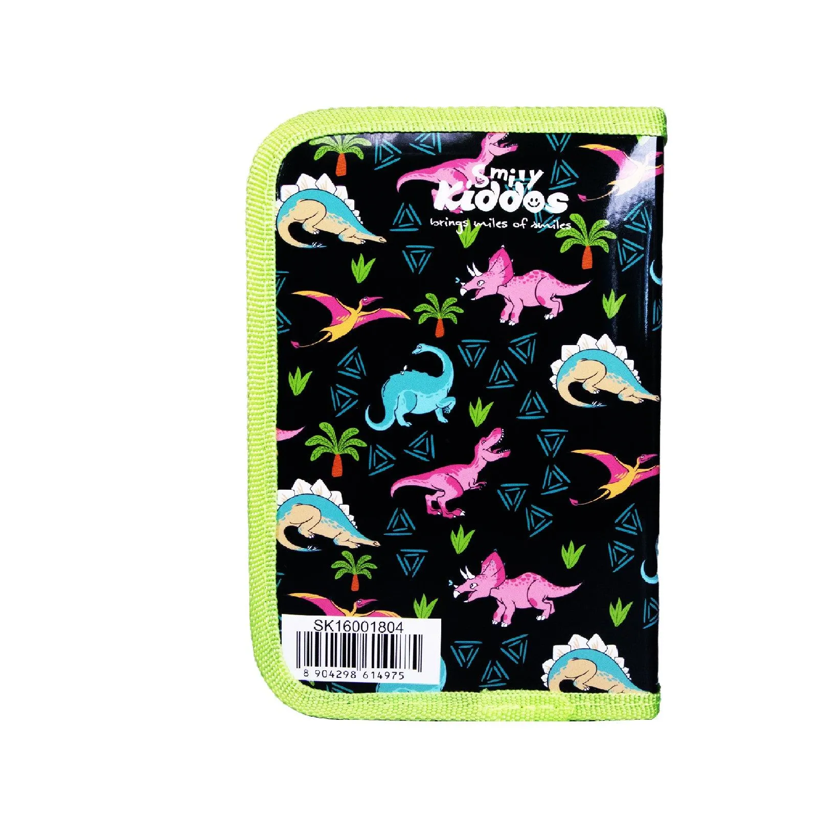 Smily Kiddos Stationery Case  Dino Theme Black (Stationery Included)