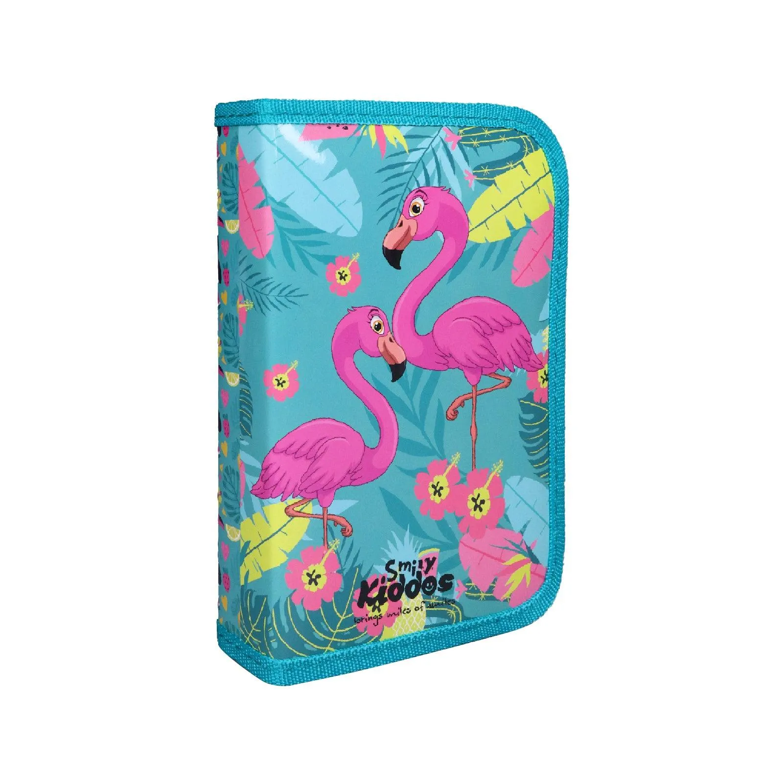 Smily Kiddos Stationery Case Flamingo Theme Blue (Stationery Included)