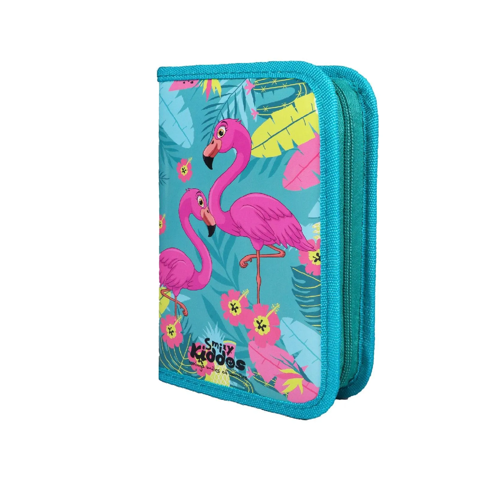 Smily Kiddos Stationery Case Flamingo Theme Blue (Stationery Included)