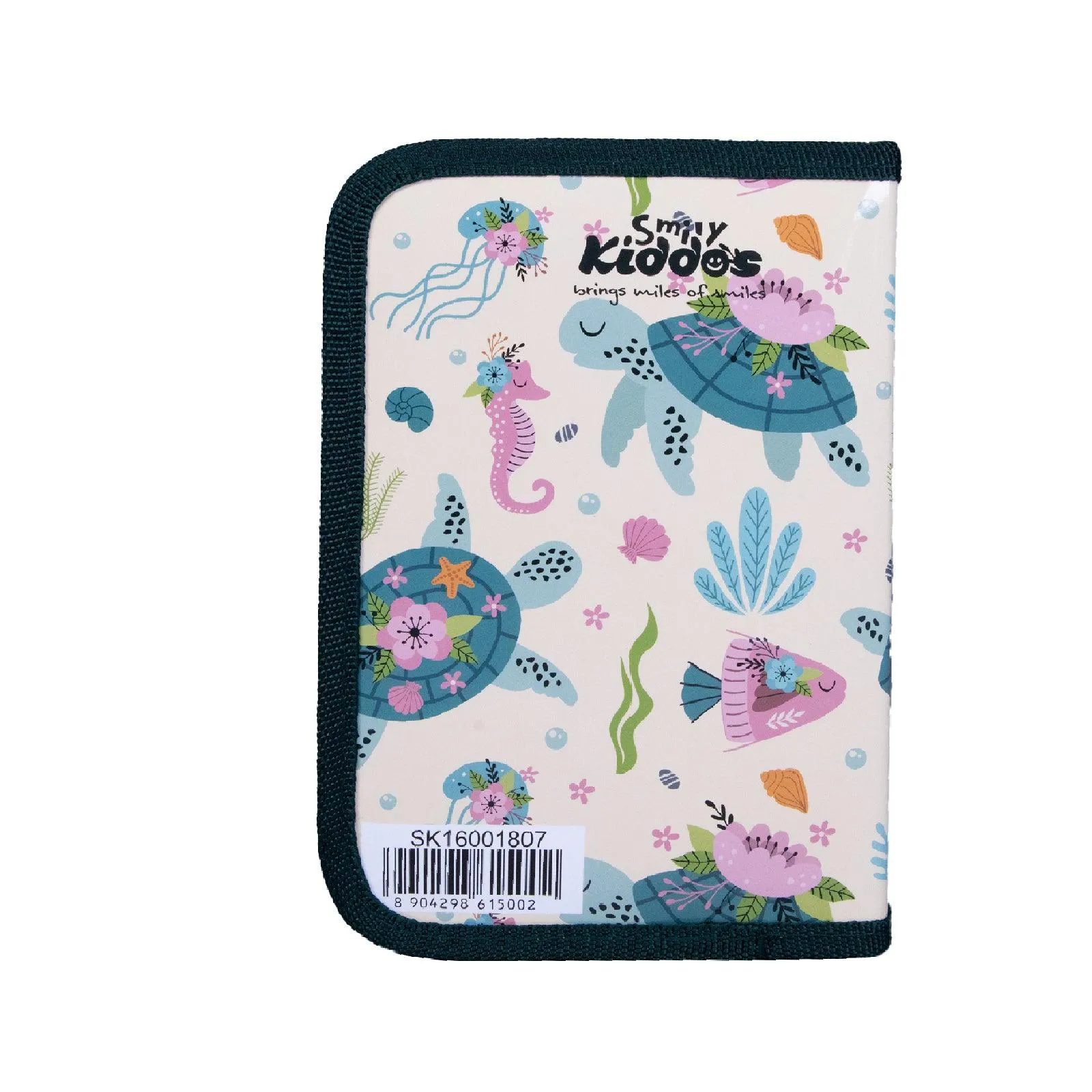 Smily Kiddos Stationery Case Ocean Theme Black ( Stationery Included)