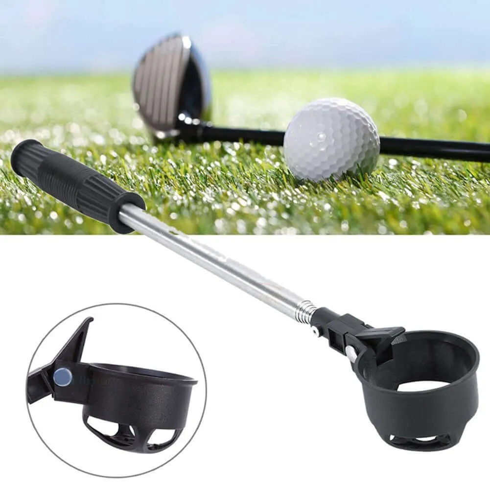 Sport Telescopic Stainless Steel Outdoor Shaft Golf Ball Pick Up Retriever Scoop Outdoor