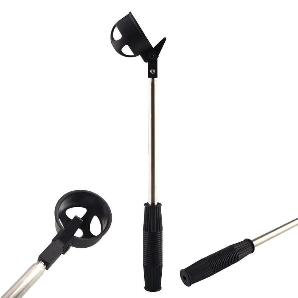 Sport Telescopic Stainless Steel Outdoor Shaft Golf Ball Pick Up Retriever Scoop Outdoor