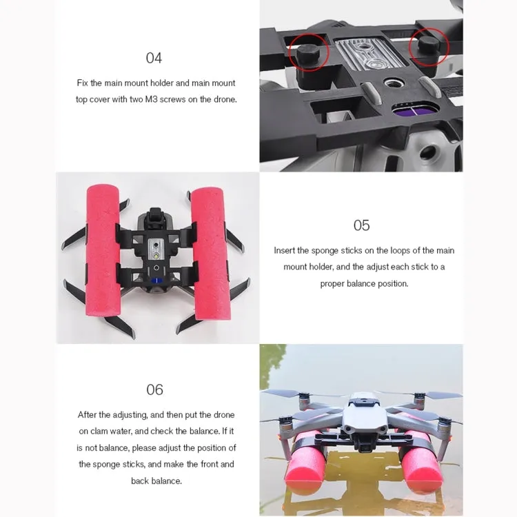 STARTRC For DJI Mavic Air 2 / Air 2S Damping Landing Gear Training Floating Kit