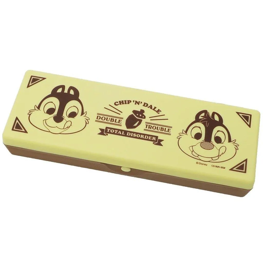 Sun-star Disney Lightweight Pencil Case Mickey Minnie Chichititi Snoopy Chip 'n' Dale Pencil Case Pencil Box