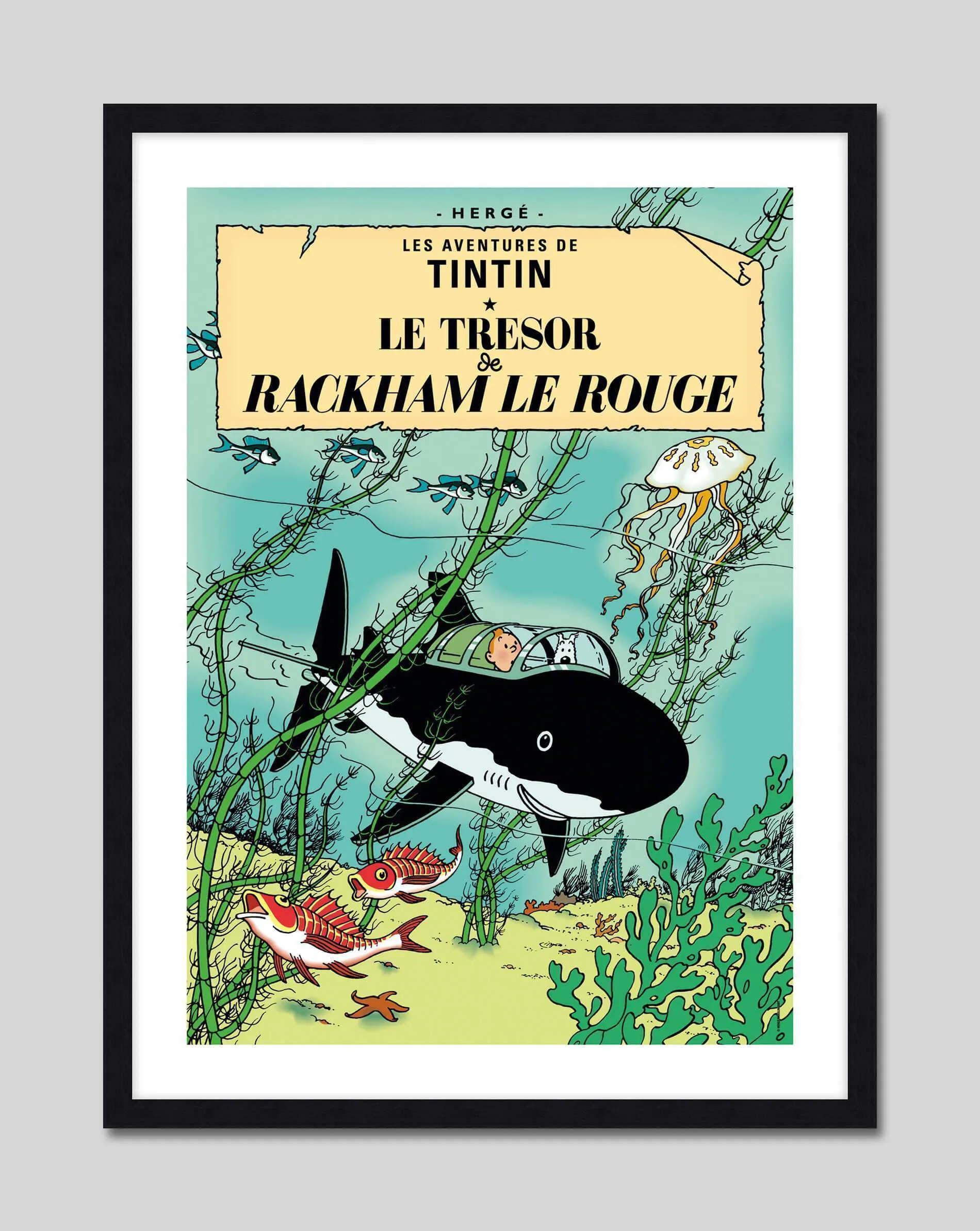 Tintin Le Trésor de Rackham le Rouge