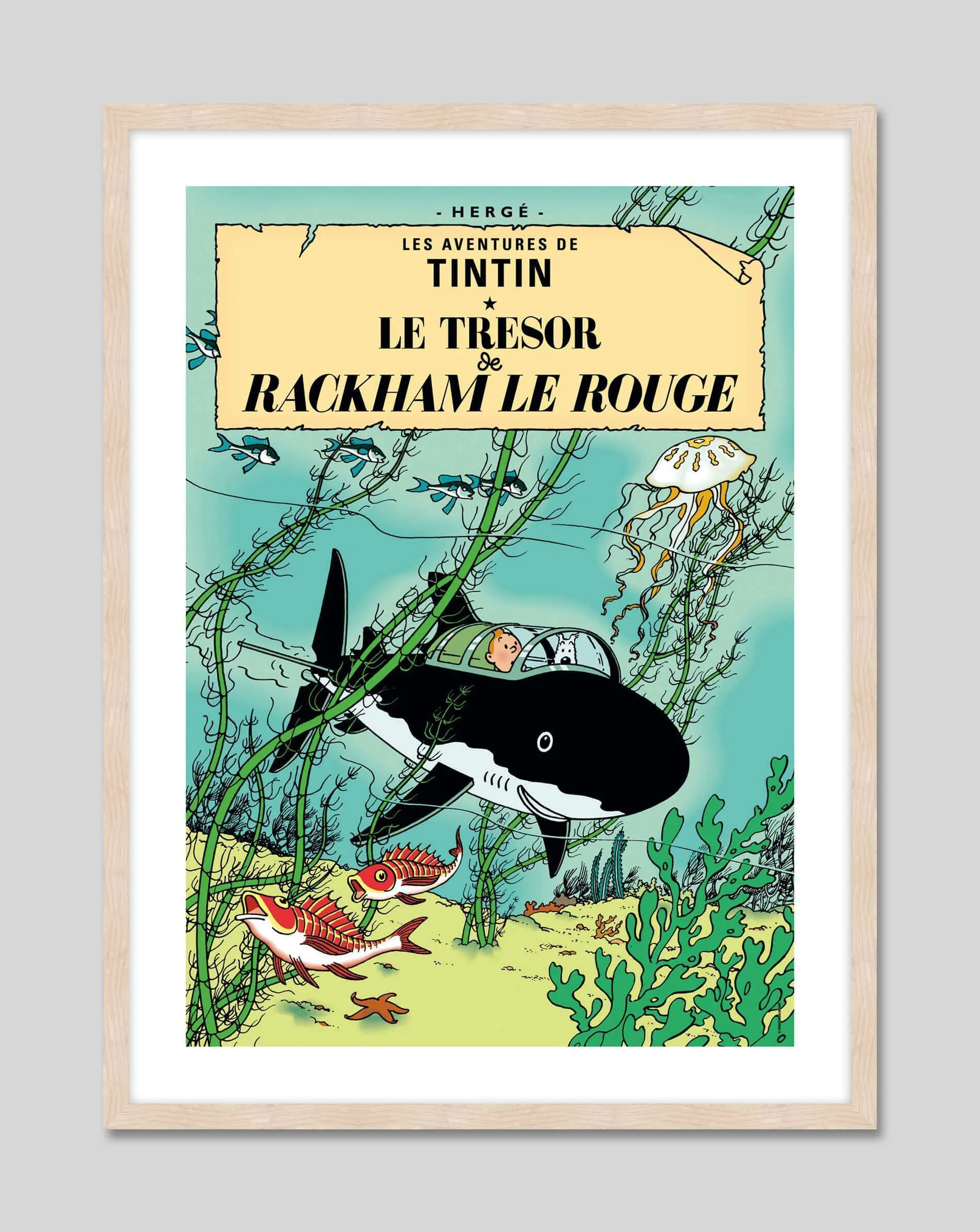 Tintin Le Trésor de Rackham le Rouge
